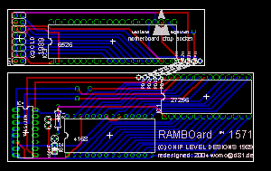 1571 RAMBOard board layout