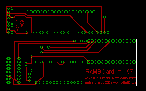 1571 RAMBOard top layout