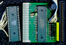 Floppy-Flash PCB, parts side, scanned bottom-up